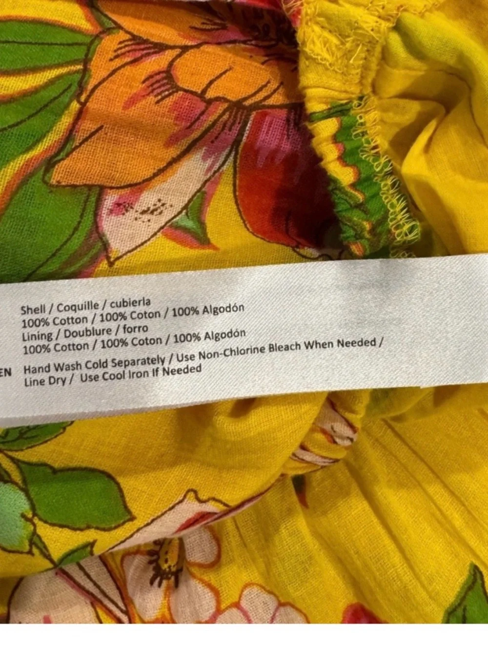 NWT Band of the Free Yellow and Pink Floral Sundress boho festival vibes- MEDIUM - Picture 12 of 13